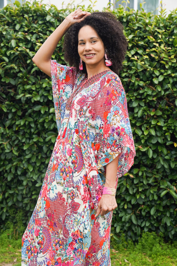 Floral 2024 caftan dress