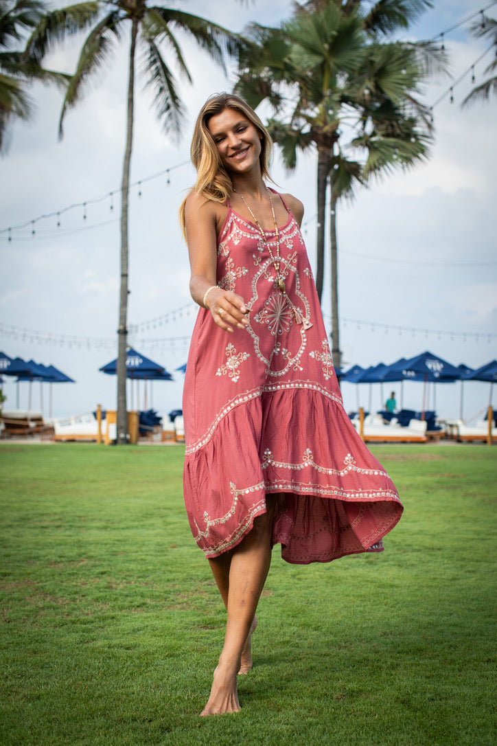 Boho chic midi on sale dresses