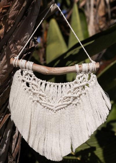 Macrame Shield Wall Decor