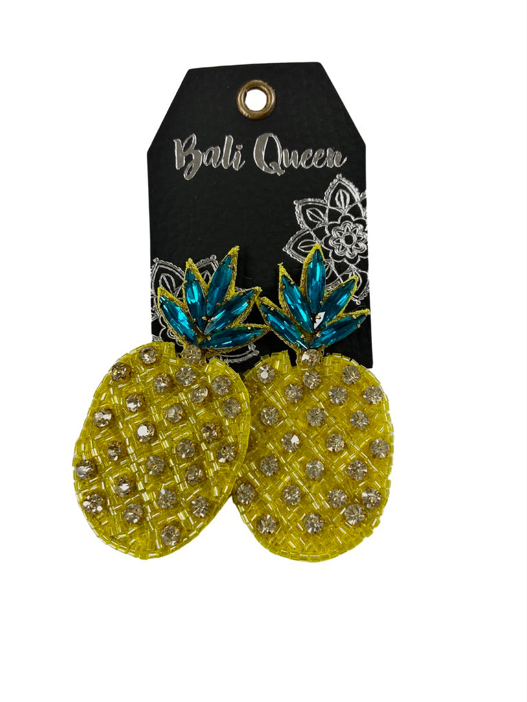 Tiki-licious Fine-Apple Earrings | Shop Bali Queen