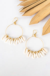 Cowrie Hoop Earrings | Shop Bali Queen