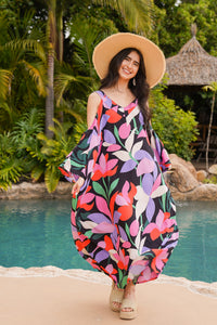 Palm Springs Open Shoulder Caftan | Shop Bali Queen