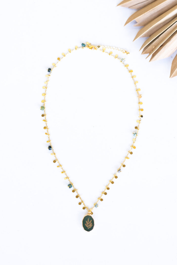 Leaping Lotus Necklace | Shop Bali Queen