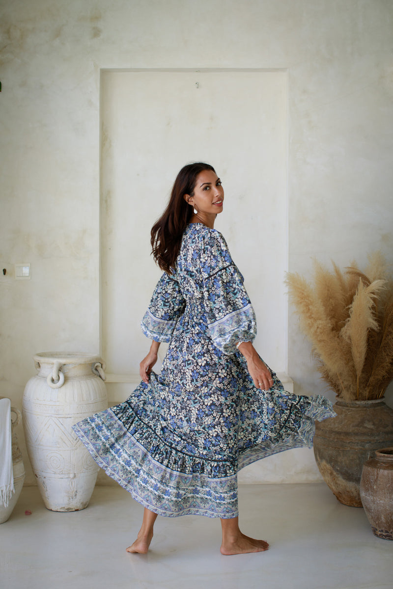 Natalia Long Sleeve Belle Maxi | Shop Bali Queen