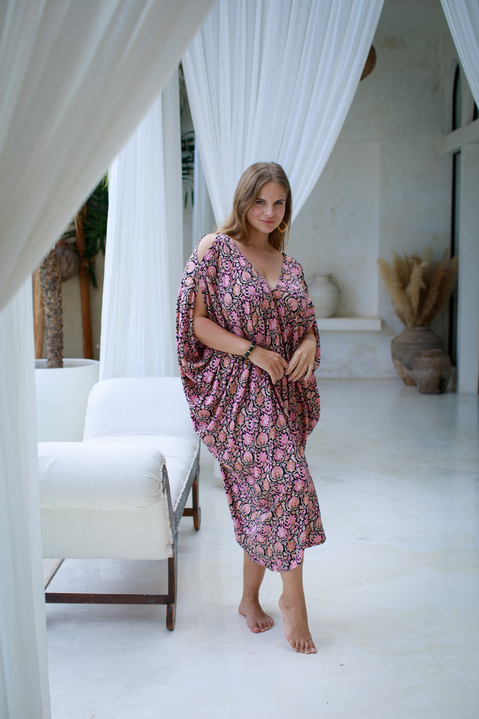 Talavera Open Shoulder Caftan | Shop Bali Queen