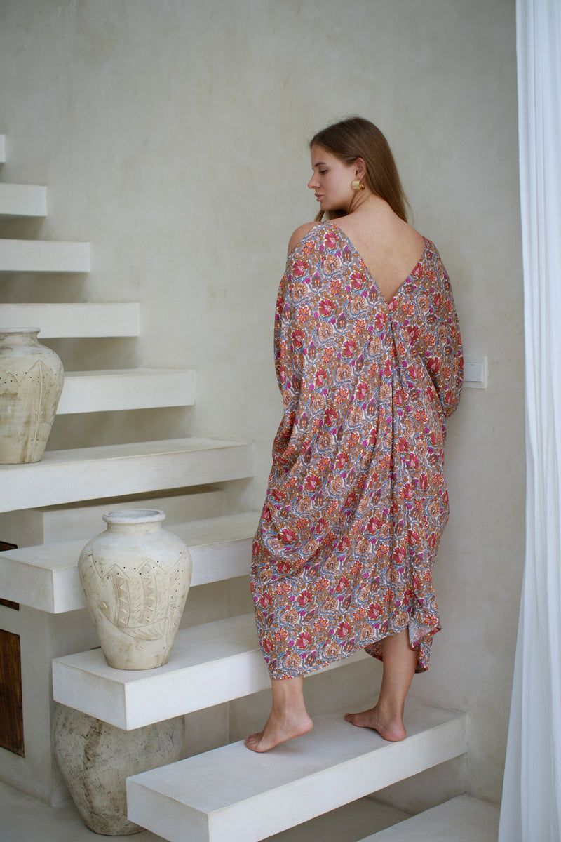 Talavera Open Shoulder Caftan | Shop Bali Queen