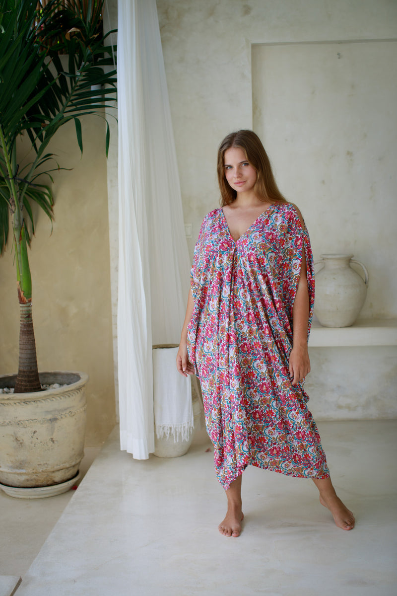 Talavera Open Shoulder Caftan | Shop Bali Queen