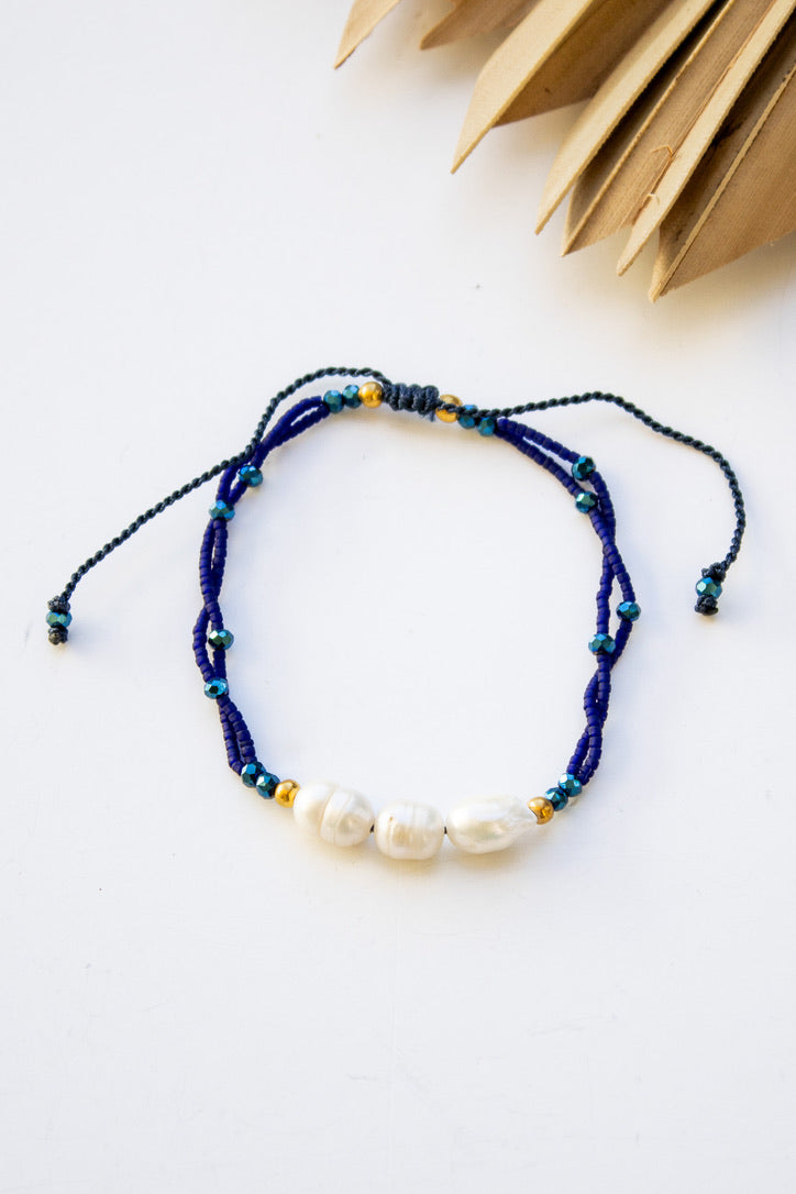 Midnight Hour Pearl Bracelet | Shop Bali Queen