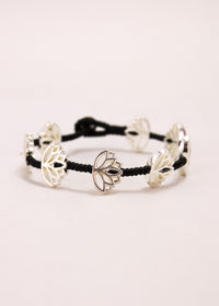 Open Lotus Flower Alloy Bracelet #104 | Shop Bali Queen