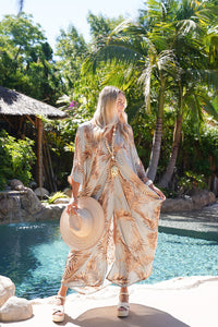 Coco Beach Open Shoulder Caftan | Shop Bali Queen