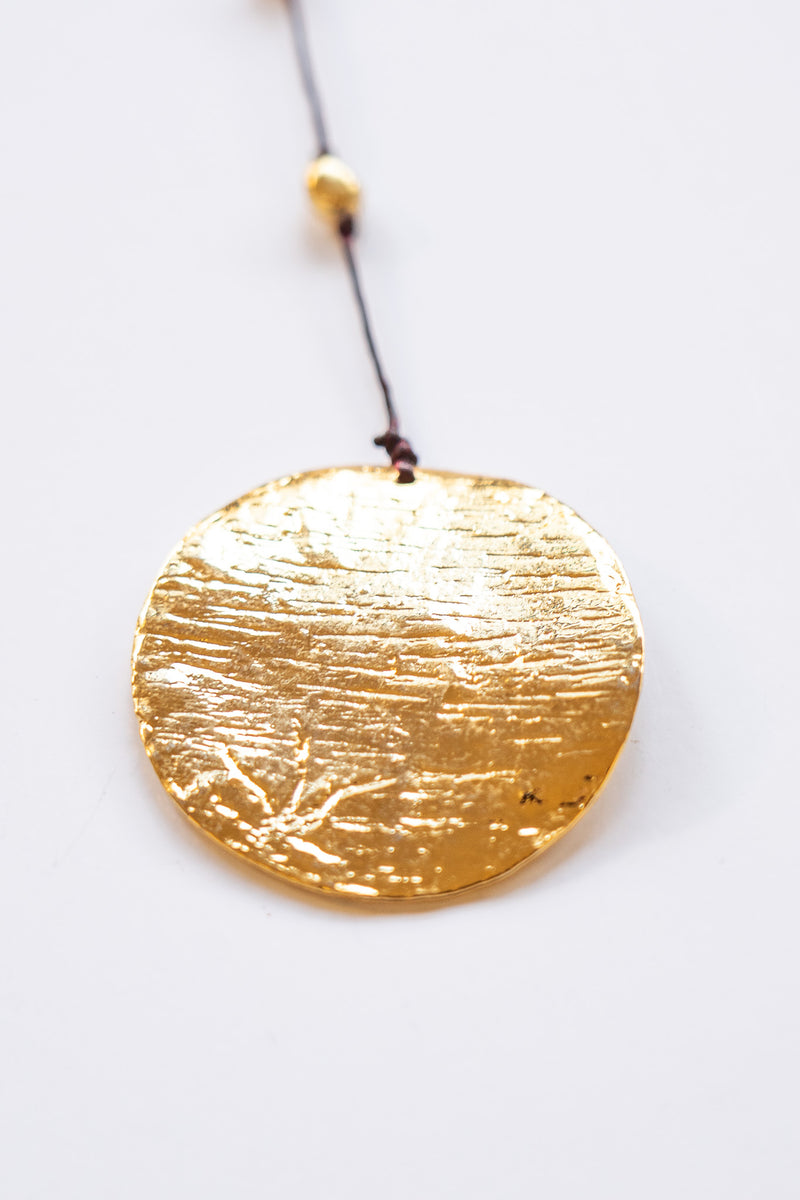 Golden Sun Gold Alloy Necklace | Shop Bali Queen