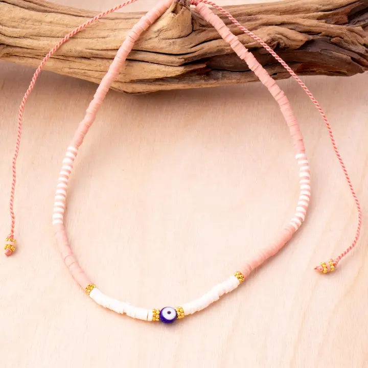 Tubular Evil Eye Choker | Shop Bali Queen