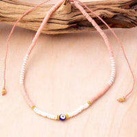 Tubular Evil Eye Choker