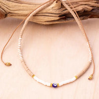 Tubular Evil Eye Choker