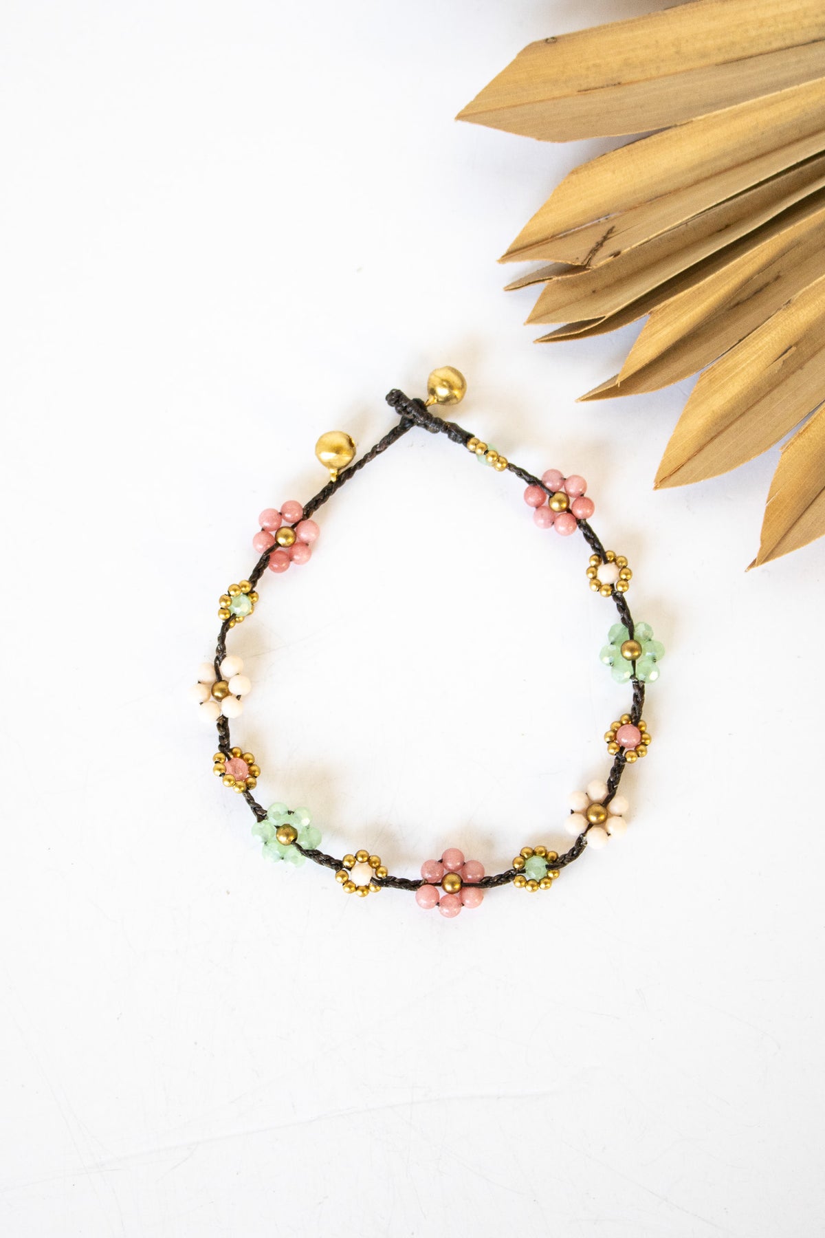 Crystal Flower Anklet 5 Pack | Shop Bali Queen