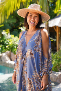 Coco Beach Open Shoulder Caftan | Shop Bali Queen