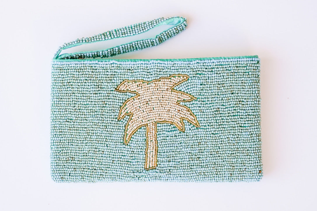 Palm Tree Beaded Clutch | Shop Bali Queen