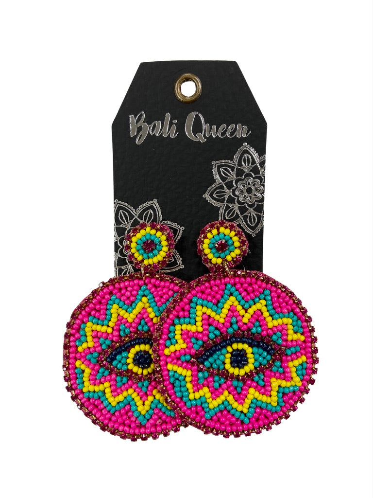 Tiki-licious Evil Eye Earrings | Shop Bali Queen