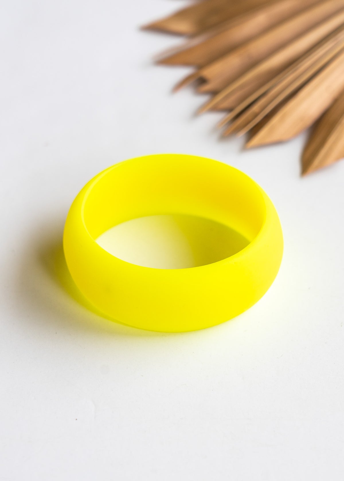 Neon Yellow Resin Bangles | Shop Bali Queen