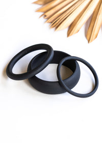 Black Resin Bangles | Shop Bali Queen