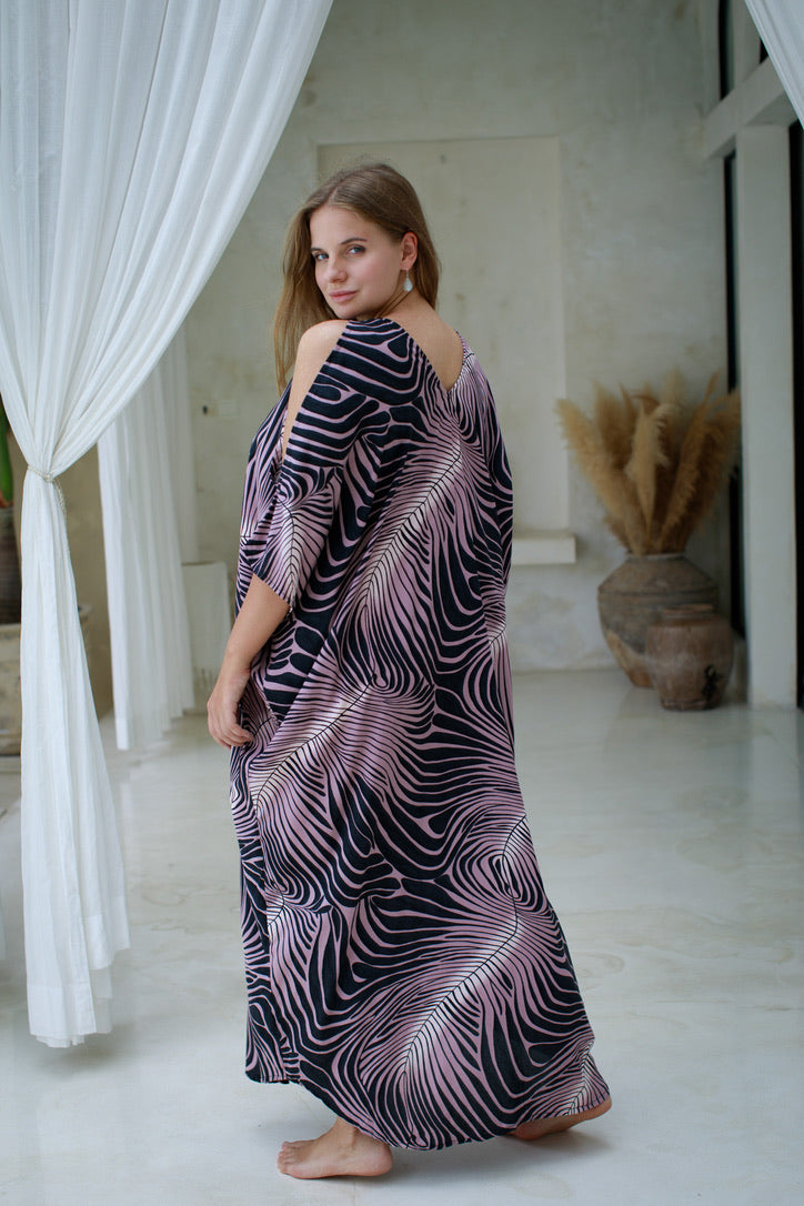 Kai Open Shoulder Caftan | Shop Bali Queen