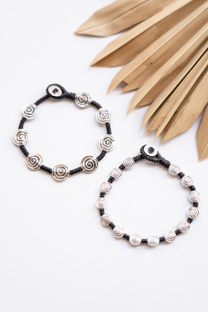 Mini Spiral Disc Alloy Bracelet #56 | Shop Bali Queen