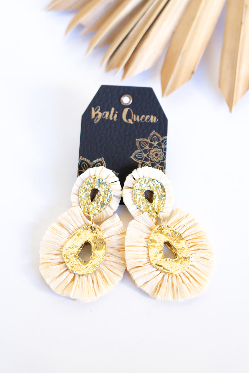 Ra Ra Rattan Earring | Shop Bali Queen