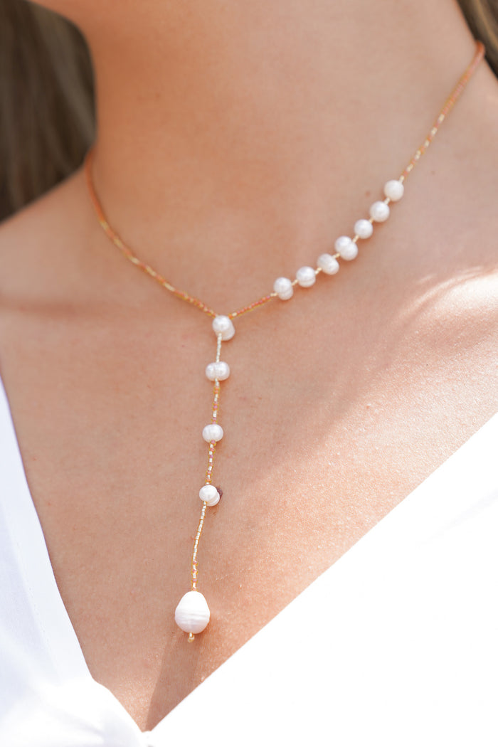 Gatsby Cocktail Lariat Necklace | Shop Bali Queen