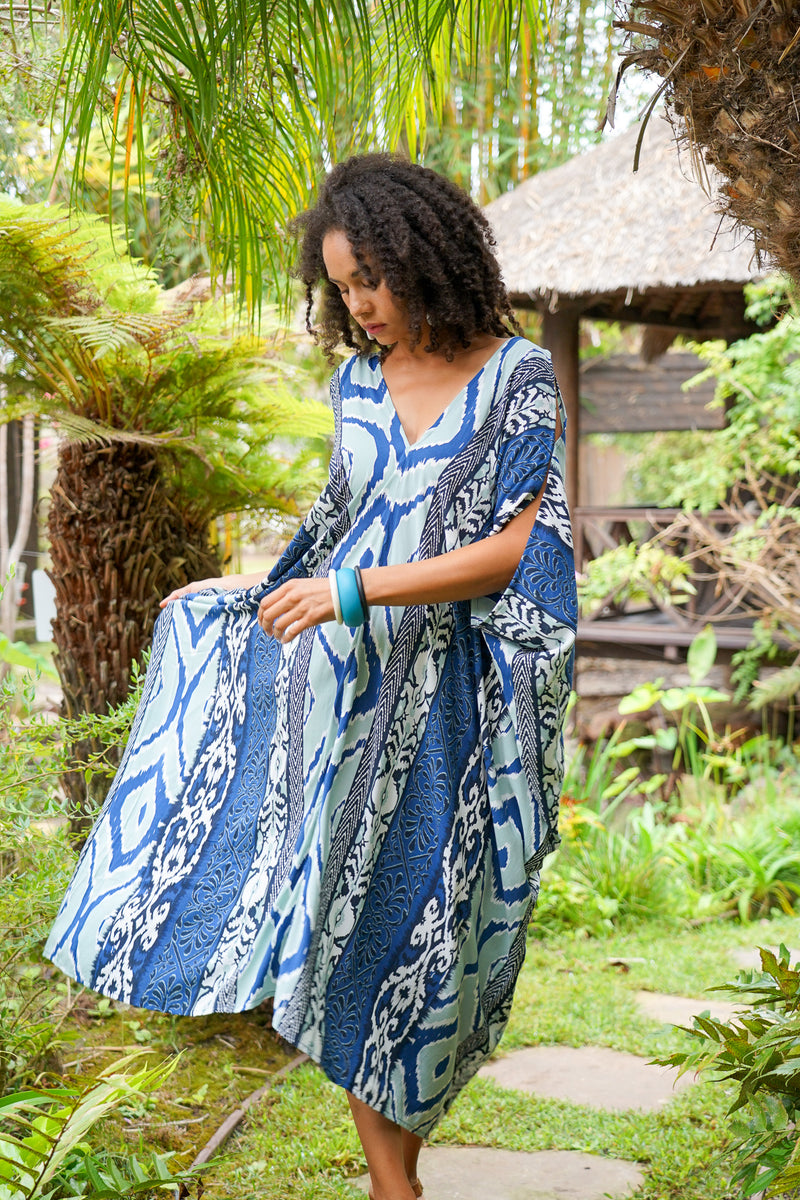 Zion Open Shoulder Caftan | Shop Bali Queen