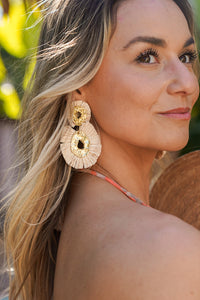 Ra Ra Rattan Earring | Shop Bali Queen