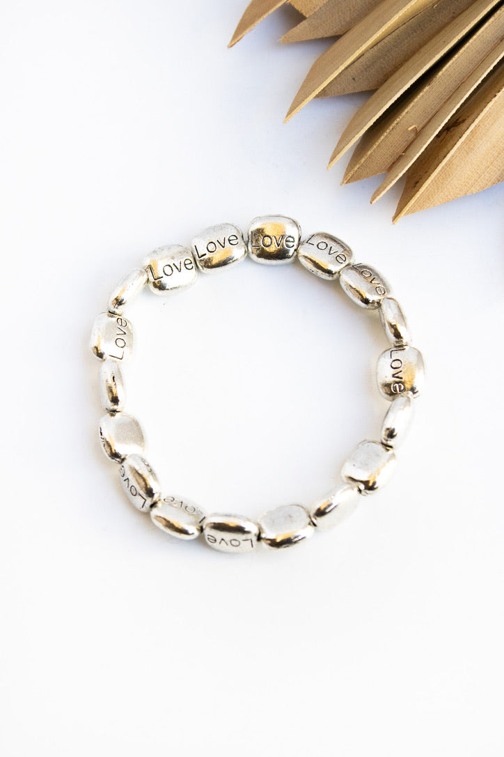 Big Love Alloy Stretch Bracelet #37 | Shop Bali Queen