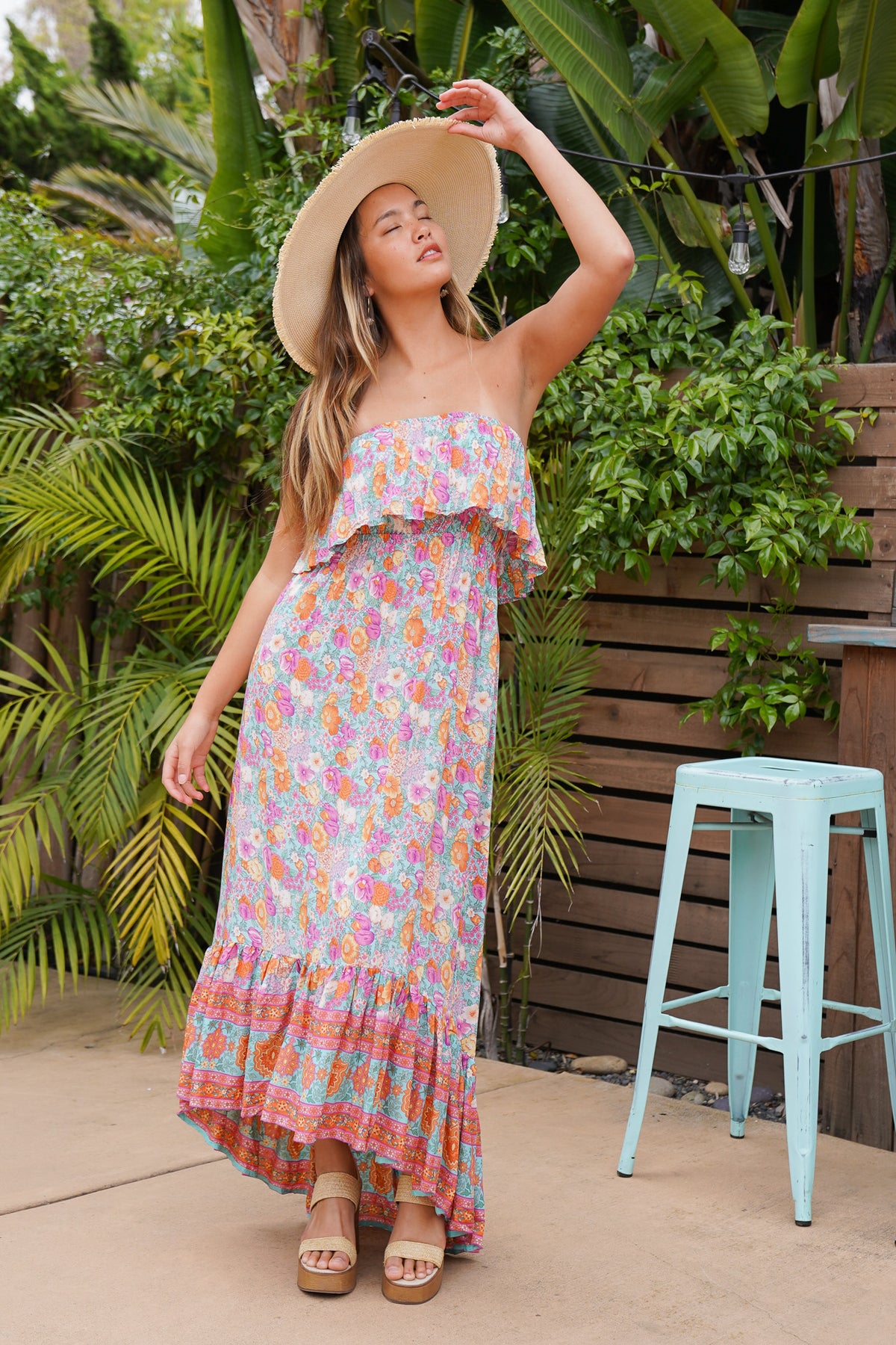 Wild Flower Tube Maxi | Shop Bali Queen