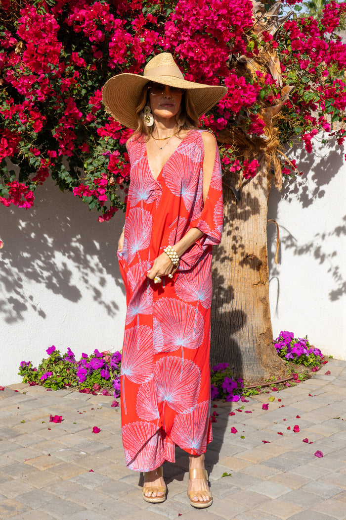 St. Barts Open Shoulder Caftan | Shop Bali Queen