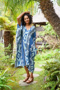 Zion Open Shoulder Caftan | Shop Bali Queen