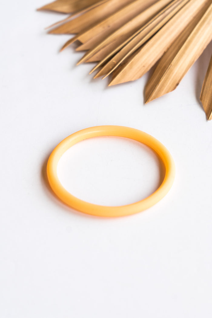 Tangerine Resin Bangles | Shop Bali Queen