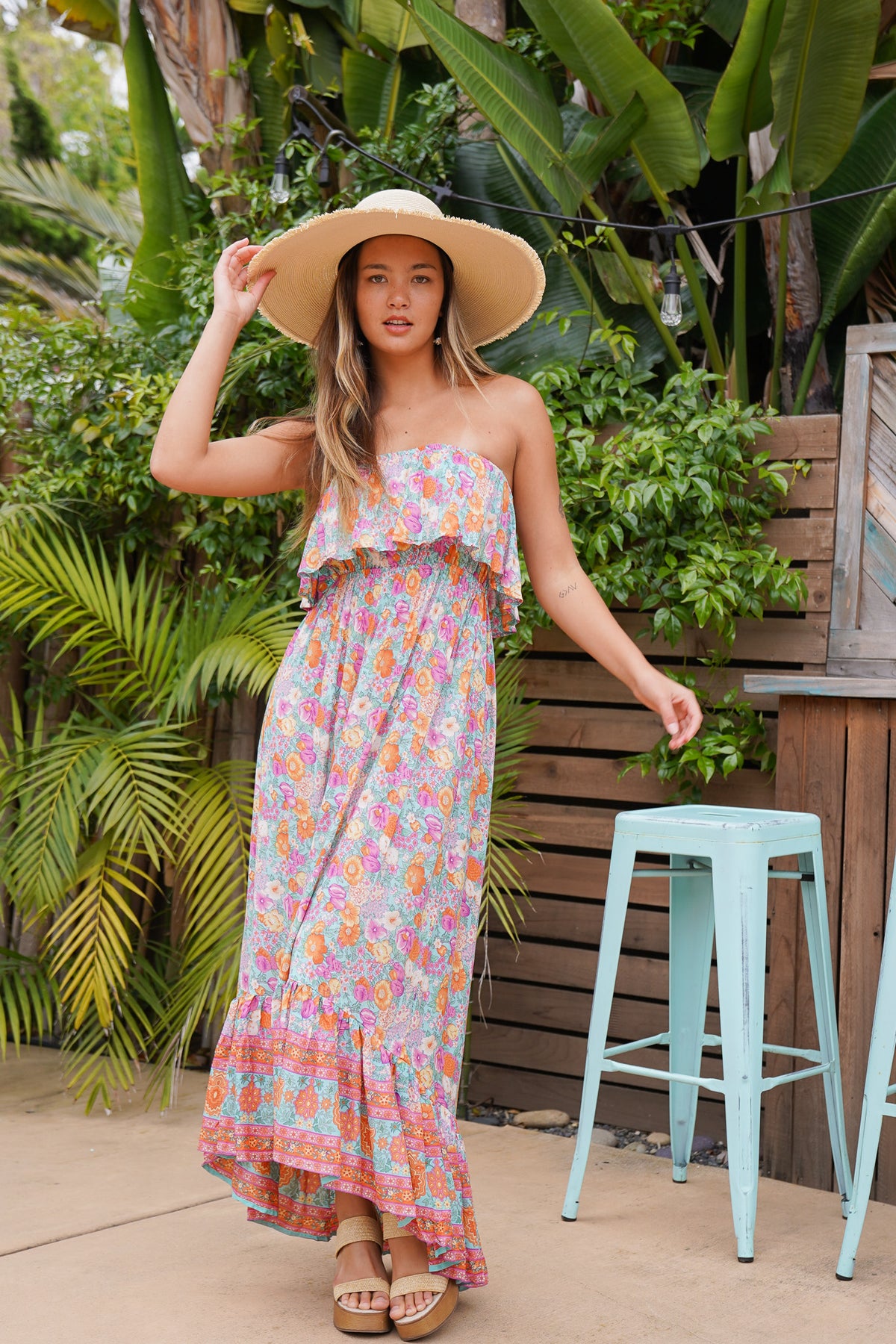 Wild Flower Tube Maxi | Shop Bali Queen