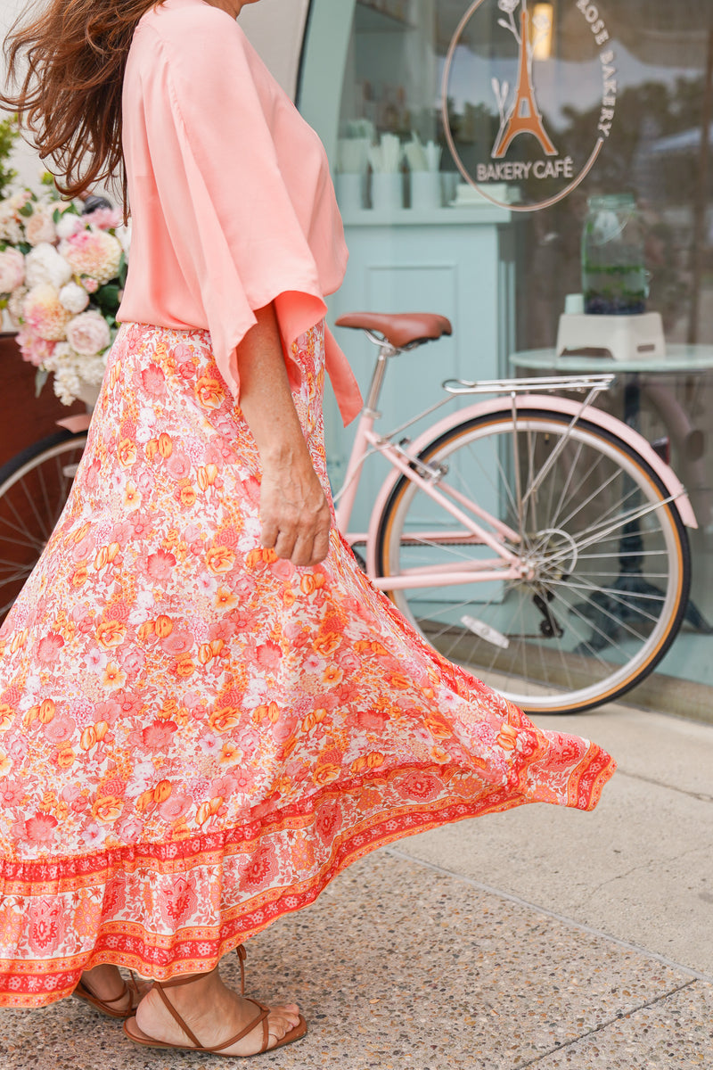 Wild Flower Wrap Skirt | Shop Bali Queen