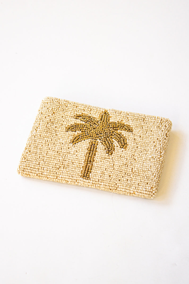 Palm Tree Beaded Coin Bag | Shop Bali Queen