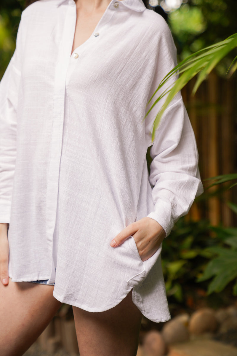 Amalfi Oversized Shirt | Shop Bali Queen