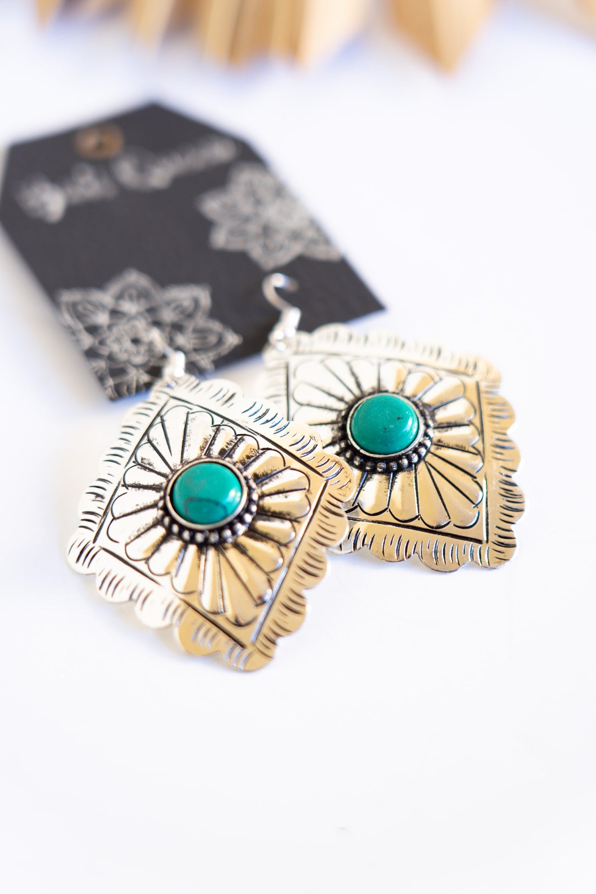 Rawhide Shield Earring | Shop Bali Queen