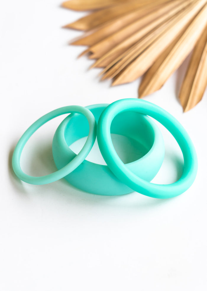 Aqua Resin Bangles | Shop Bali Queen