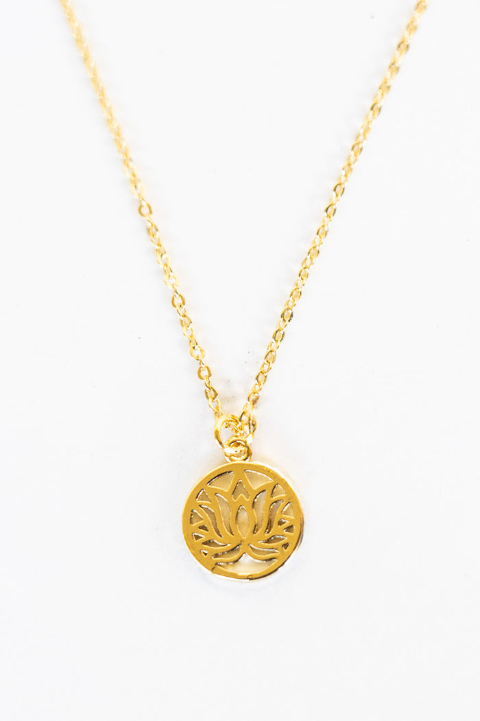 Little Lotus Necklace