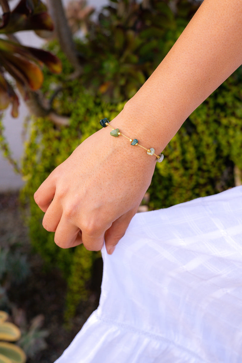 String of Stones Bracelet | Shop Bali Queen