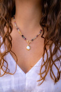 Beach Pebbles Pearl Lariat | Shop Bali Queen