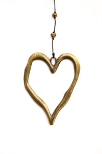 Bronze Open Heart Alloy Necklace | Shop Bali Queen