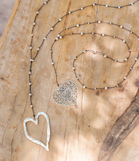 Sm Hammered Open Heart Alloy Necklace | Shop Bali Queen