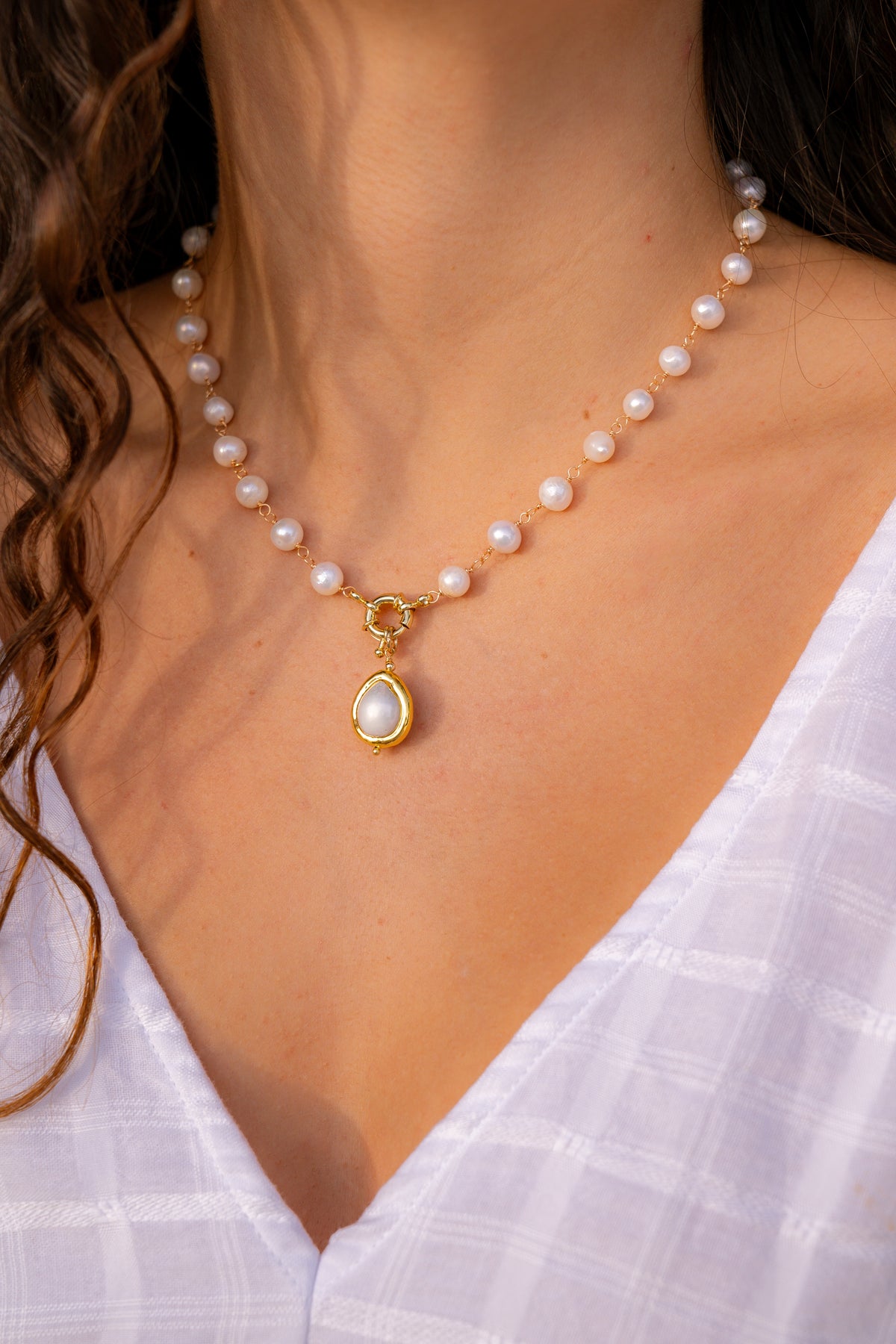 Beach Pearl Necklace | Shop Bali Queen