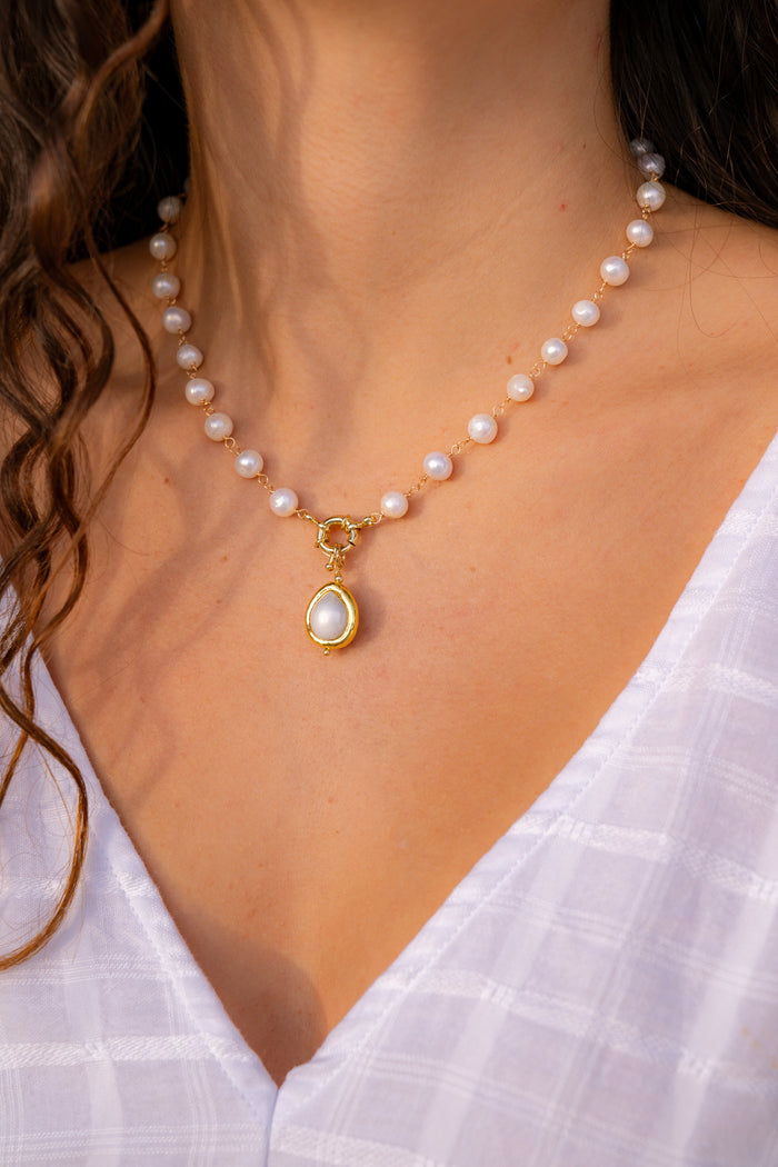 Beach Pearl Necklace | Shop Bali Queen