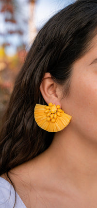 Rosalinda Raffia Earring | Shop Bali Queen