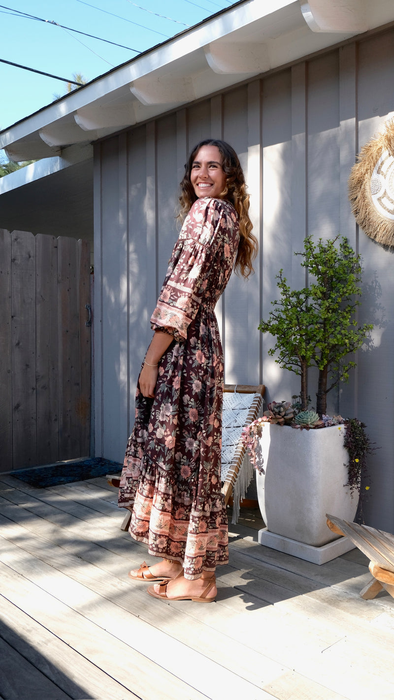 Logan Long Sleeve Belle Maxi | Shop Bali Queen